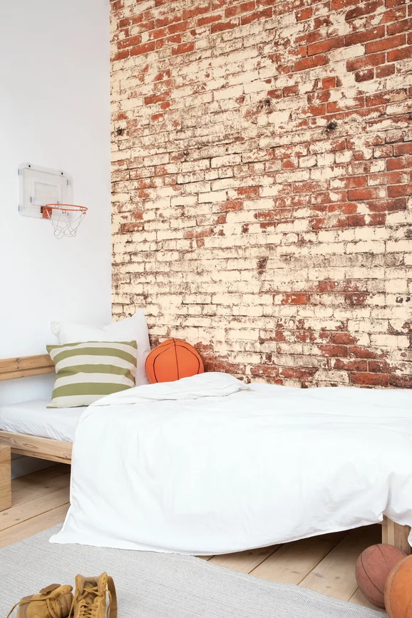 Photo of the fabric Poetic Wall Panel Lrg. 10343 82 04 in situ by James Dunlop. Use for Wall Covering, Wall Panel/Mural