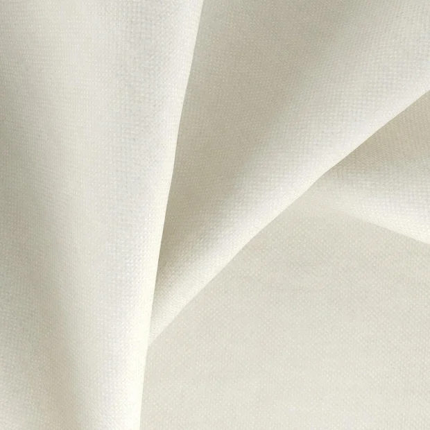 Photo of the fabric Brugge Cream swatch by Zepel. Use for Curtains, Accessory, Top of Bed. Style of Plain, Texture