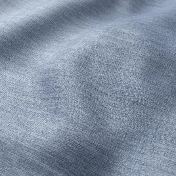 Photo of the fabric Lullaby Denim swatch by Zepel. Use for Curtains, Accessory, Top of Bed. Style of Dim Out, Plain
