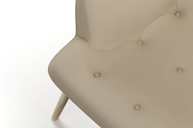 Photo of the fabric Supervio Taupe swatch by James Dunlop FibreGuard. Use for Upholstery, Accessory, Top of Bed. Style of Plain, Velvet