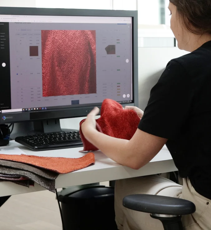 Quality control of physical fabrics against digital replica