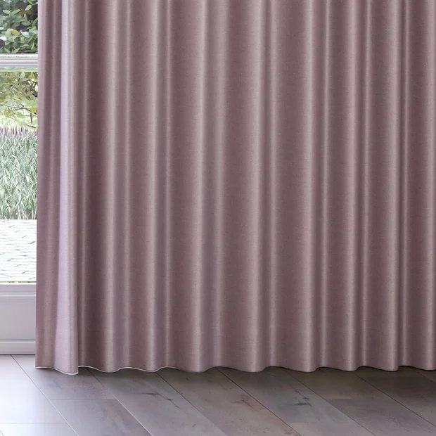 Photo of the fabric Provence Orchid swatch by James Dunlop Essentials. Use for Curtains, Upholstery, Accessory, Top of Bed. Style of Plain, Texture