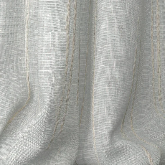 Photo of the fabric Tidal Spring swatch by James Dunlop. Use for Sheer Curtains. Style of Plain, Sheer