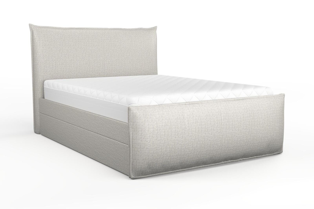 Photo of the fabric Strata Silver swatch by Mokum. Use for Upholstery, Accessory. Style of Plain, Texture