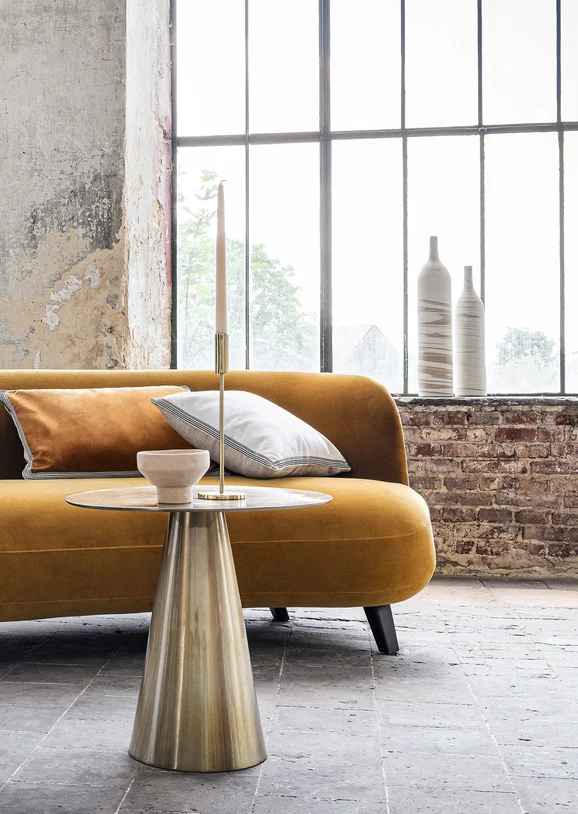 Photo of the fabric Dolce Vita 4578 4578 5050 in situ by Casamance. Use for Upholstery, Accessory. Style of Plain, Velvet