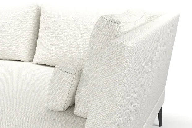 Photo of the fabric Ostuni Seasalt swatch by Mokum. Use for Upholstery, Accessory. Style of Plain, Texture