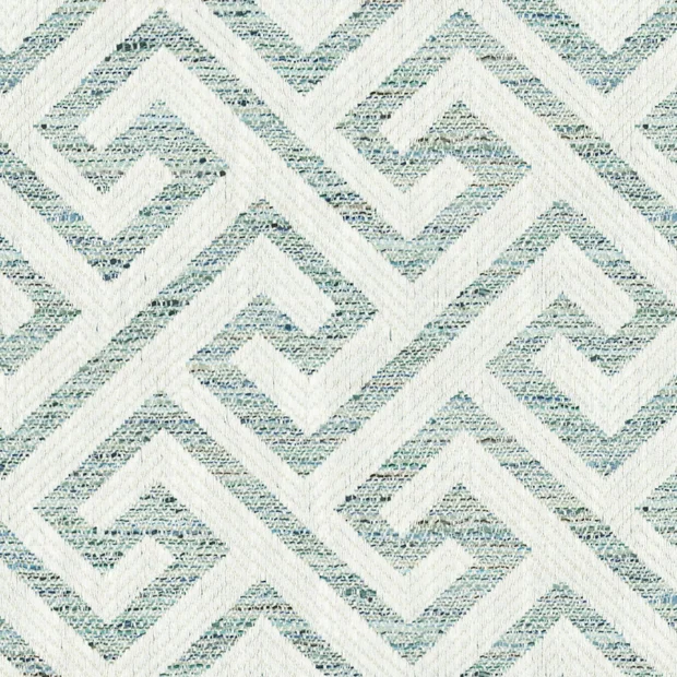 Photo of the fabric Epsilon Dream swatch by Zepel FibreGuard. Use for Upholstery, Accessory, Top of Bed. Style of Geometric, Jacquard