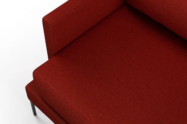 Photo of the fabric Tahiti Sienna swatch by Mokum FibreGuard. Use for Curtains, Upholstery, Accessory, Top of Bed. Style of Chenille, Plain