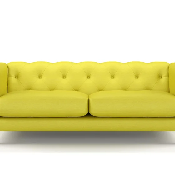 Photo of the fabric Provence Sulphur swatch by James Dunlop Essentials. Use for Curtains, Upholstery, Accessory, Top of Bed. Style of Plain, Texture