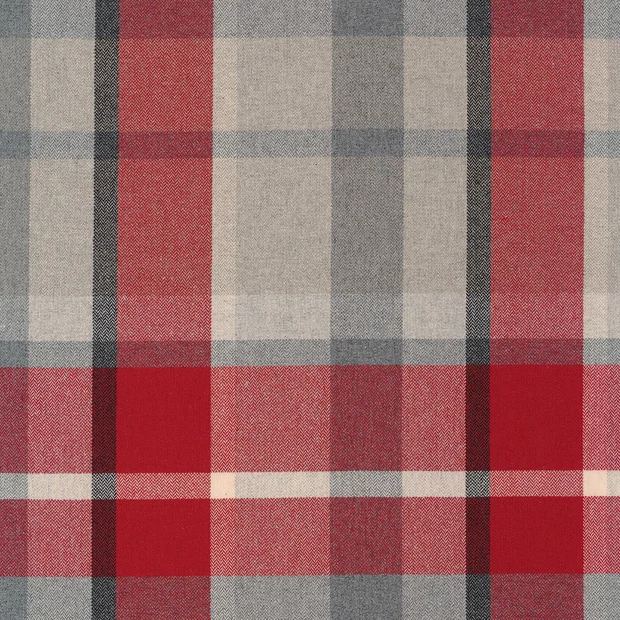 Photo of the fabric Vanoise 1242 1242 0513 swatch by Casamance. Use for Curtains, Upholstery, Accessory. Style of Checks, Taffeta