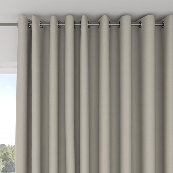 Photo of the fabric Satori Stonewash Driftwood swatch by Mokum. Use for Curtains, Upholstery Light Duty, Accessory, Top of Bed. Style of Plain, Texture