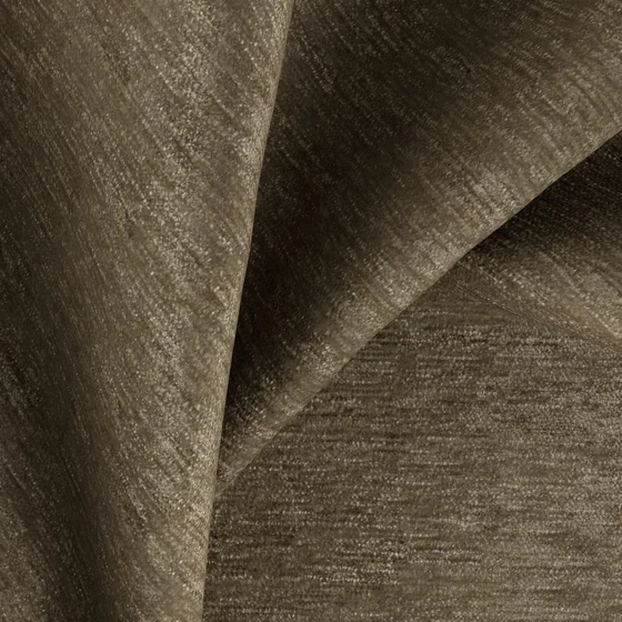 Photo of the fabric Lambada Toffee swatch by Zepel. Use for Curtains, Upholstery, Accessory, Top of Bed. Style of Chenille, Plain