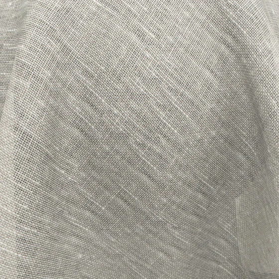 Photo of the fabric Ama Sesame swatch by Mokum. Use for Sheer Curtains. Style of Plain, Sheer