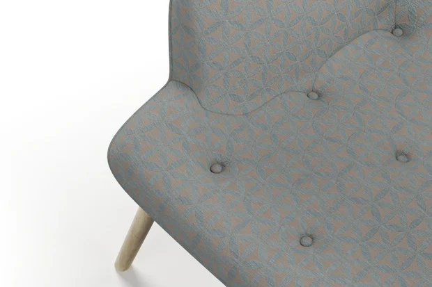 Photo of the fabric Tapa Mineral swatch by James Dunlop. Use for Upholstery, Accessory. Style of Geometric