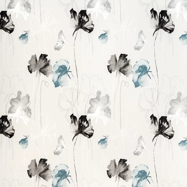 Photo of the fabric Scent Mineral swatch by James Dunlop Essentials. Use for Curtains, Accessory, Top of Bed. Style of Floral And Botannical, Print