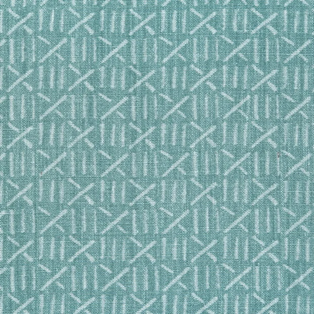 Photo of the fabric Bogolan YP18011 swatch by Designs Of The Time. Use for Curtains, Upholstery, Accessory. Style of Geometric, Print