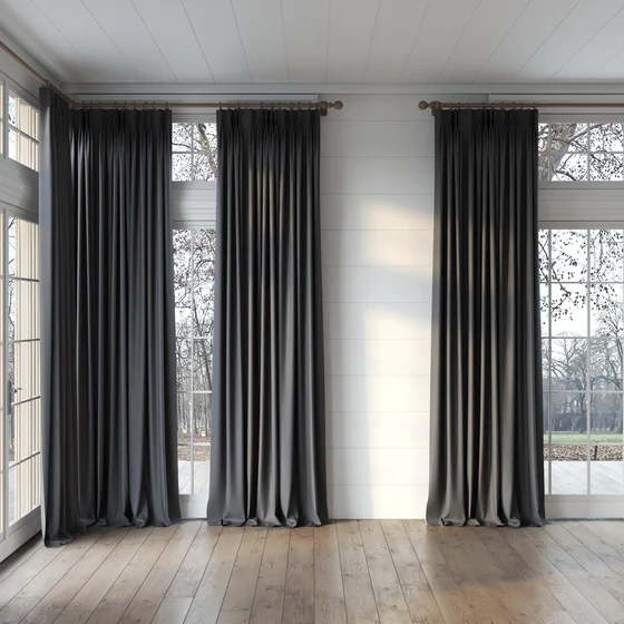 Photo of the fabric Urban Charcoal swatch by James Dunlop. Use for Curtains, Upholstery, Accessory. Style of Plain, Texture