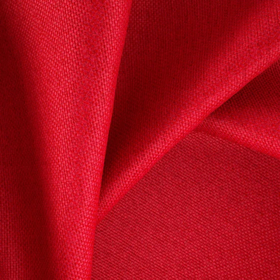 Photo of the fabric Antares Poppy swatch by Zepel. Use for Curtains, Accessory, Top of Bed. Style of Dim Out, Plain