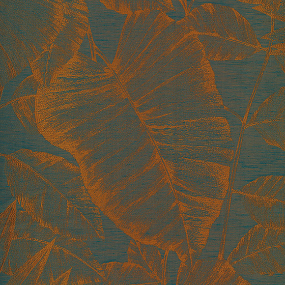 Photo of the fabric Canna 4093 4093 0555 swatch by Casamance. Use for Curtains, Accessory. Style of Floral And Botannical, Print