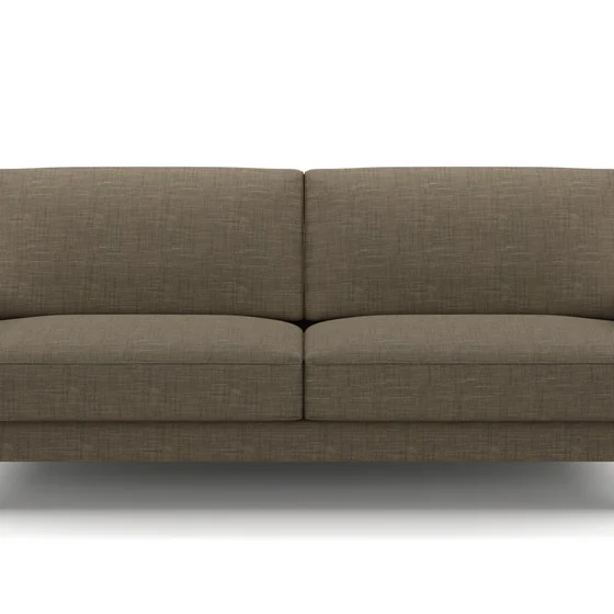 Photo of the fabric Ficus Taupe swatch by Mokum. Use for Upholstery, Accessory. Style of Plain, Texture