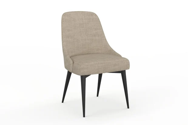 Photo of the fabric Grounded Linen swatch by James Dunlop. Use for Upholstery, Accessory. Style of Plain, Texture