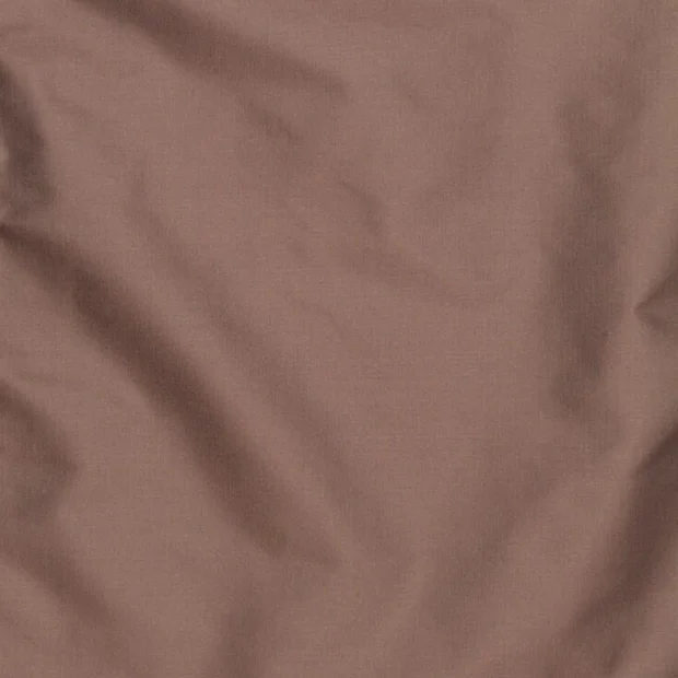 Photo of the fabric Taffy Henna swatch by James Dunlop Essentials. Use for Curtains, Upholstery Light Duty, Accessory, Top of Bed. Style of Plain, Taffeta