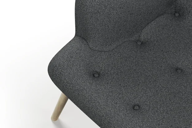 Photo of the fabric Raptor Pewter swatch by James Dunlop FibreGuard. Use for Upholstery, Accessory, Top of Bed. Style of Plain, Texture