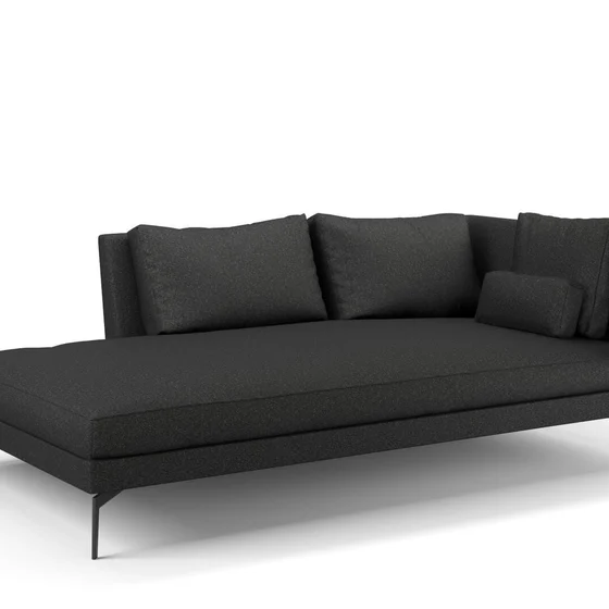 Photo of the fabric Palermo Onyx swatch by Mokum. Use for Upholstery, Accessory. Style of Plain, Texture