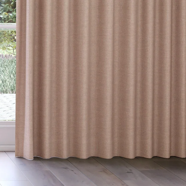 Photo of the fabric Chatham Rust swatch by James Dunlop Essentials. Use for Curtains. Style of Plain, Texture