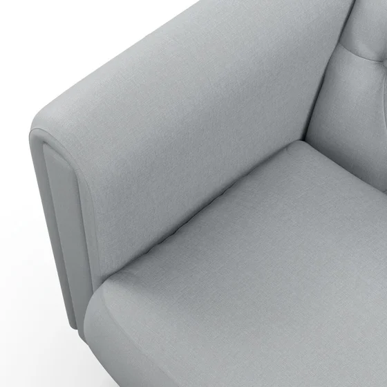 Photo of the fabric Urban Zinc swatch by James Dunlop. Use for Curtains, Upholstery, Accessory. Style of Plain, Texture