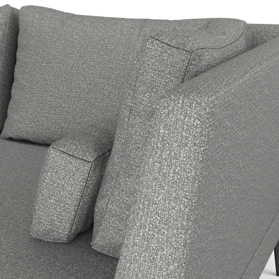 Photo of the fabric Grain Flint swatch by Mokum. Use for Upholstery, Accessory, Top of Bed. Style of Plain, Texture