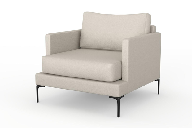 Photo of the fabric Epitome Eggshell swatch by Mokum. Use for Upholstery, Accessory. Style of Plain, Taffeta