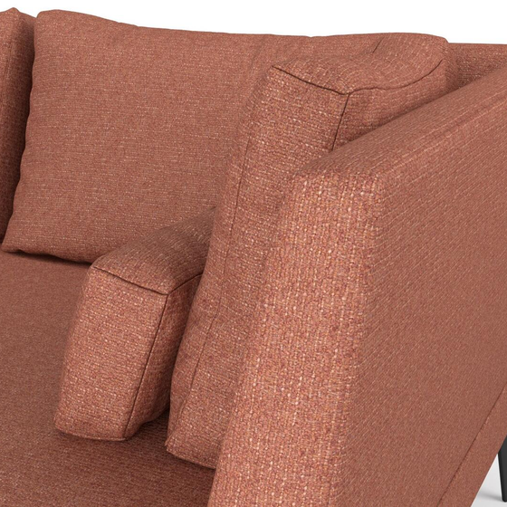 Photo of the fabric Grain Sienna swatch by Mokum. Use for Upholstery, Accessory, Top of Bed. Style of Plain, Texture