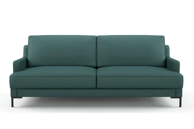 Photo of the fabric Ostuni Aquamarine swatch by Mokum. Use for Upholstery, Accessory. Style of Plain, Texture