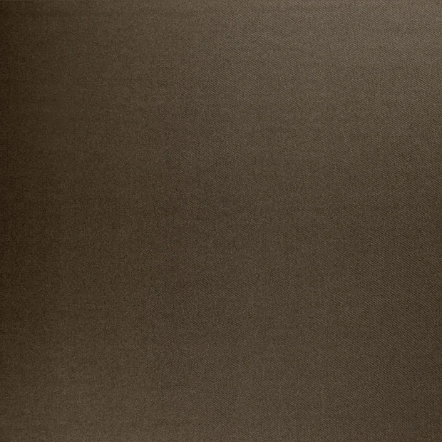 Photo of the fabric Sateen 137 Truffle swatch by Zepel. Use for Curtains, Upholstery, Accessory, Top of Bed. Style of Plain, Taffeta