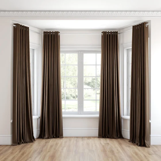 Photo of the fabric Luxe Bison swatch by James Dunlop Essentials. Use for Curtains, Accessory, Top of Bed. Style of Plain, Texture