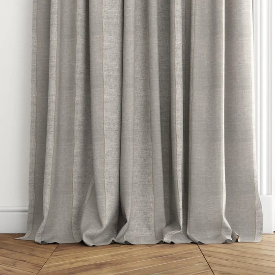 Photo of the fabric Zanella Night swatch by James Dunlop Essentials. Use for Sheer Curtains. Style of Sheer, Stripe