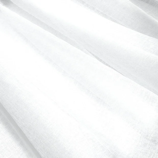 Photo of the fabric Beauvoir Ivory swatch by James Dunlop. Use for Sheer Curtains. Style of Plain, Sheer