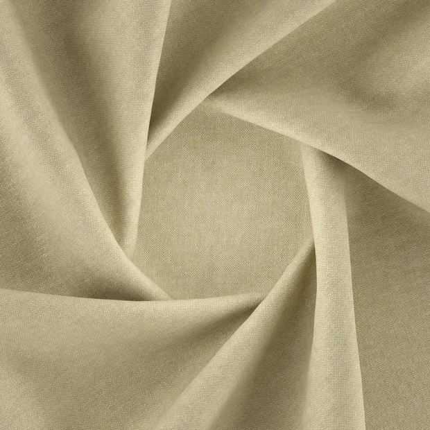 Photo of the fabric Rover Putty swatch by Zepel. Use for Curtains, Upholstery, Accessory, Top of Bed. Style of Chenille, Plain