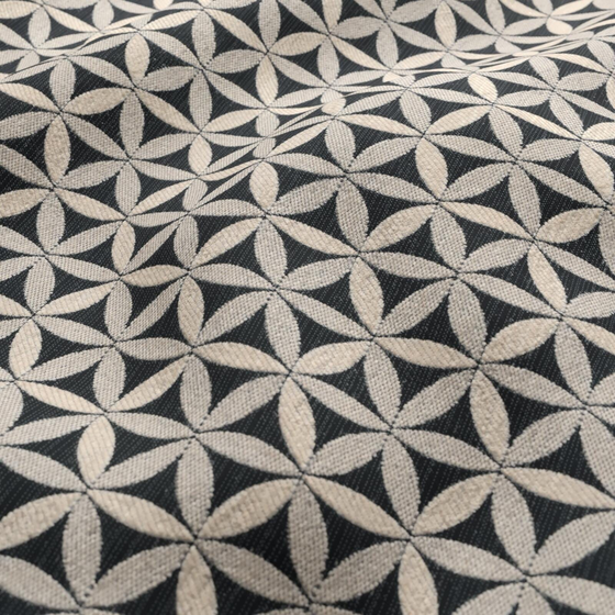 Photo of the fabric Tapa Newsprint swatch by James Dunlop. Use for Upholstery, Accessory. Style of Geometric
