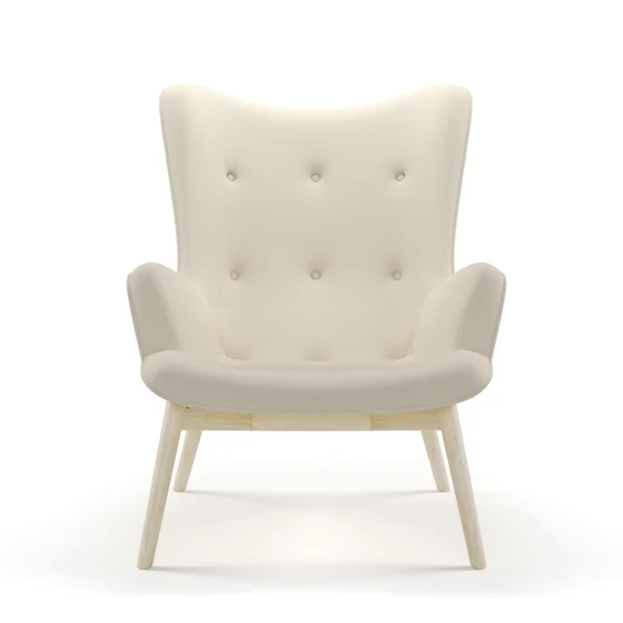 Photo of the fabric Supervio Cream swatch by James Dunlop FibreGuard. Use for Upholstery, Accessory, Top of Bed. Style of Plain, Velvet