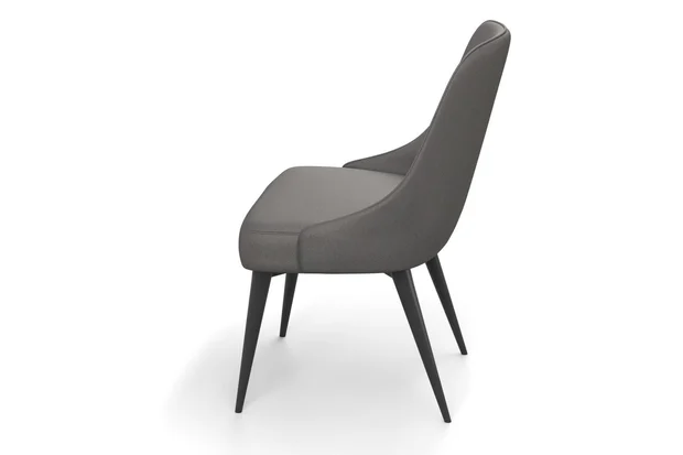 Photo of the fabric Noosa Charcoal swatch by James Dunlop. Use for Upholstery, Accessory. Style of Plain, Texture