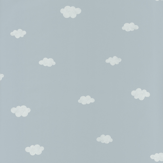 Photo of the fabric Nuage Wallpaper 2975 2975 64 30 swatch by Casadeco. Use for Wall Covering. Style of Childrens