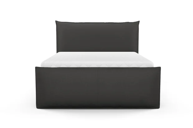 Photo of the fabric Allium Charcoal swatch by Mokum. Use for Upholstery, Accessory. Style of Plain, Texture