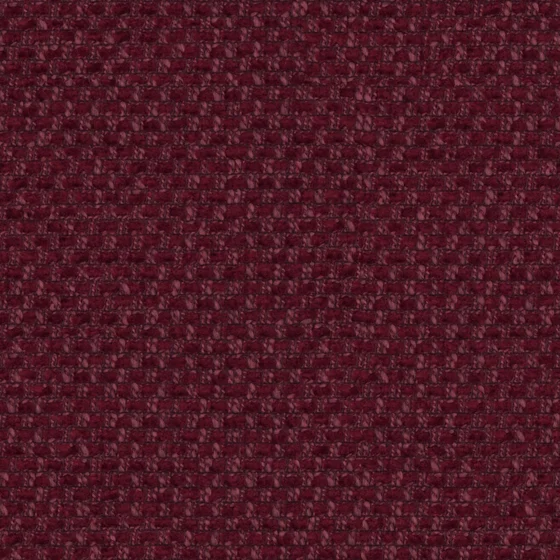 Photo of the fabric Barbarossa Bordeaux swatch by Zepel FibreGuard. Use for Upholstery, Accessory, Top of Bed. Style of Chenille, Plain