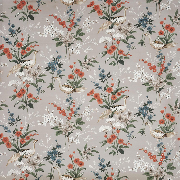 Photo of the fabric Jade 8788 460 swatch by Prestigious. Use for Curtains, Accessory. Style of Floral And Botannical, Print