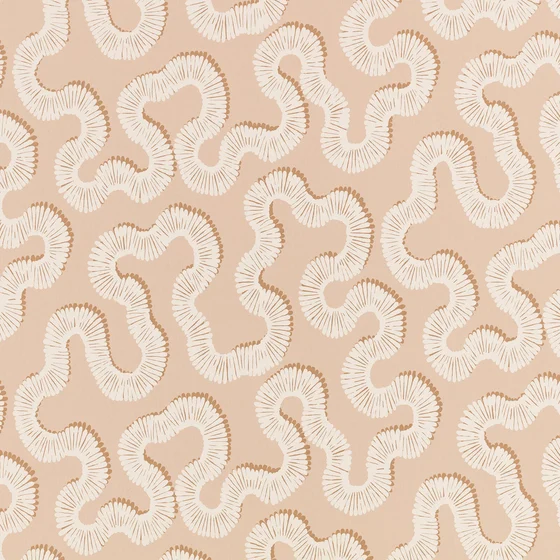 Photo of the fabric Kezia Wp W478 03 swatch by Romo. Use for Wall Covering. Style of Geometric, Paper