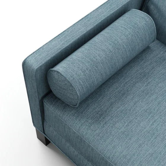 Photo of the fabric Trezor Spa swatch by James Dunlop FibreGuard. Use for Curtains, Upholstery, Accessory. Style of Chenille, Plain