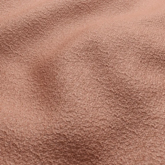Photo of the fabric Airlie Coral swatch by James Dunlop. Use for Upholstery, Accessory. Style of Plain, Texture