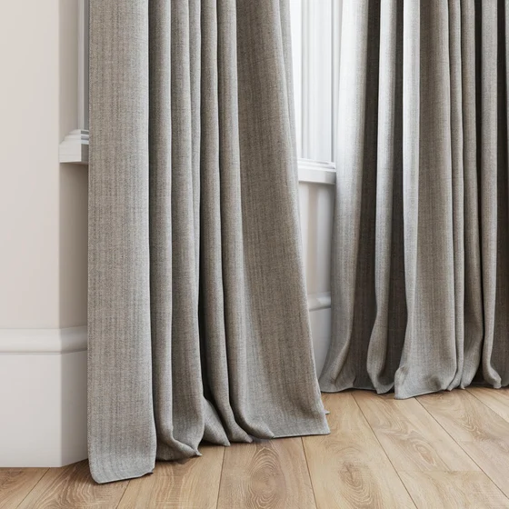 Photo of the fabric Chatham Petrel swatch by James Dunlop Essentials. Use for Curtains. Style of Plain, Texture
